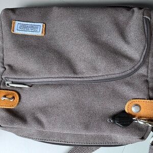 Travelon Anti-Theft Heritage Crossbody Bag, Pewter